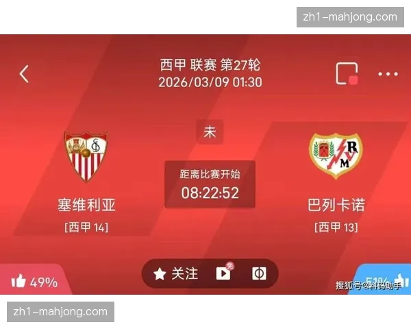 塞维利亚换帅效果未达预期 攻防两端数据均处联赛下游